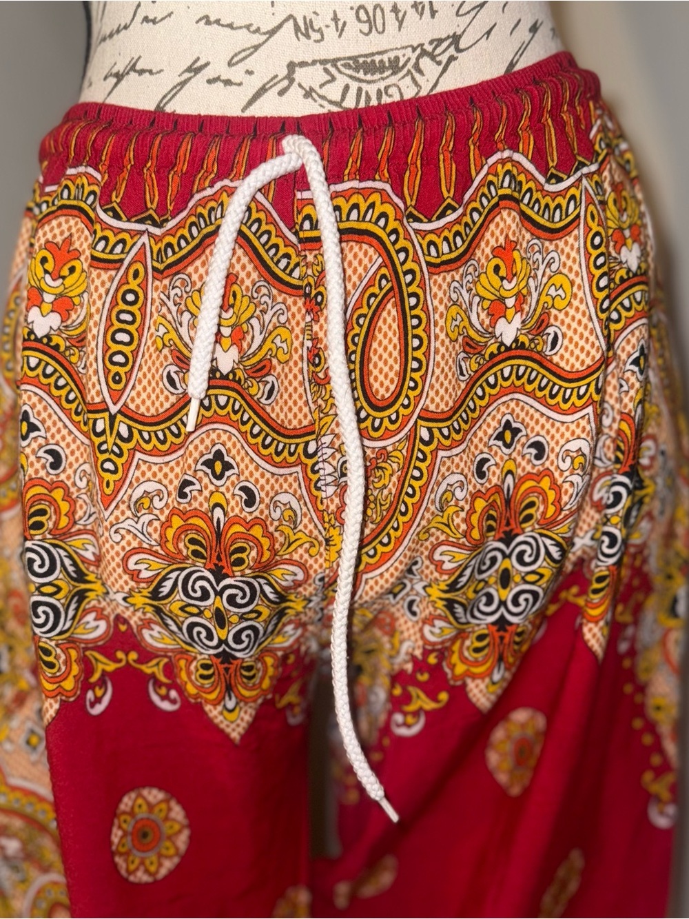 Earthbound Boho Flowy Festival Hippie Pants - Picture 5 of 6